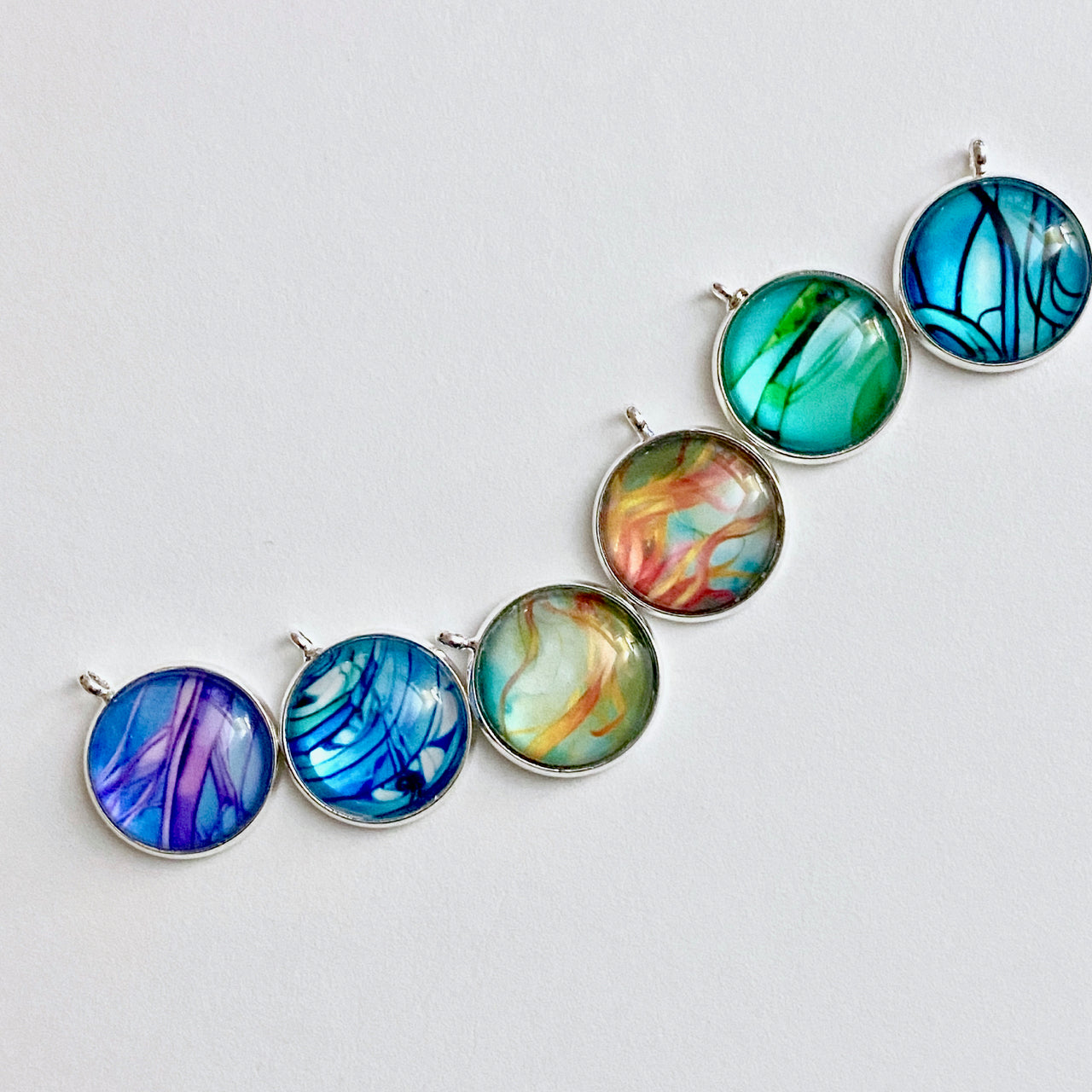 New! Abstract Illustration Necklaces
