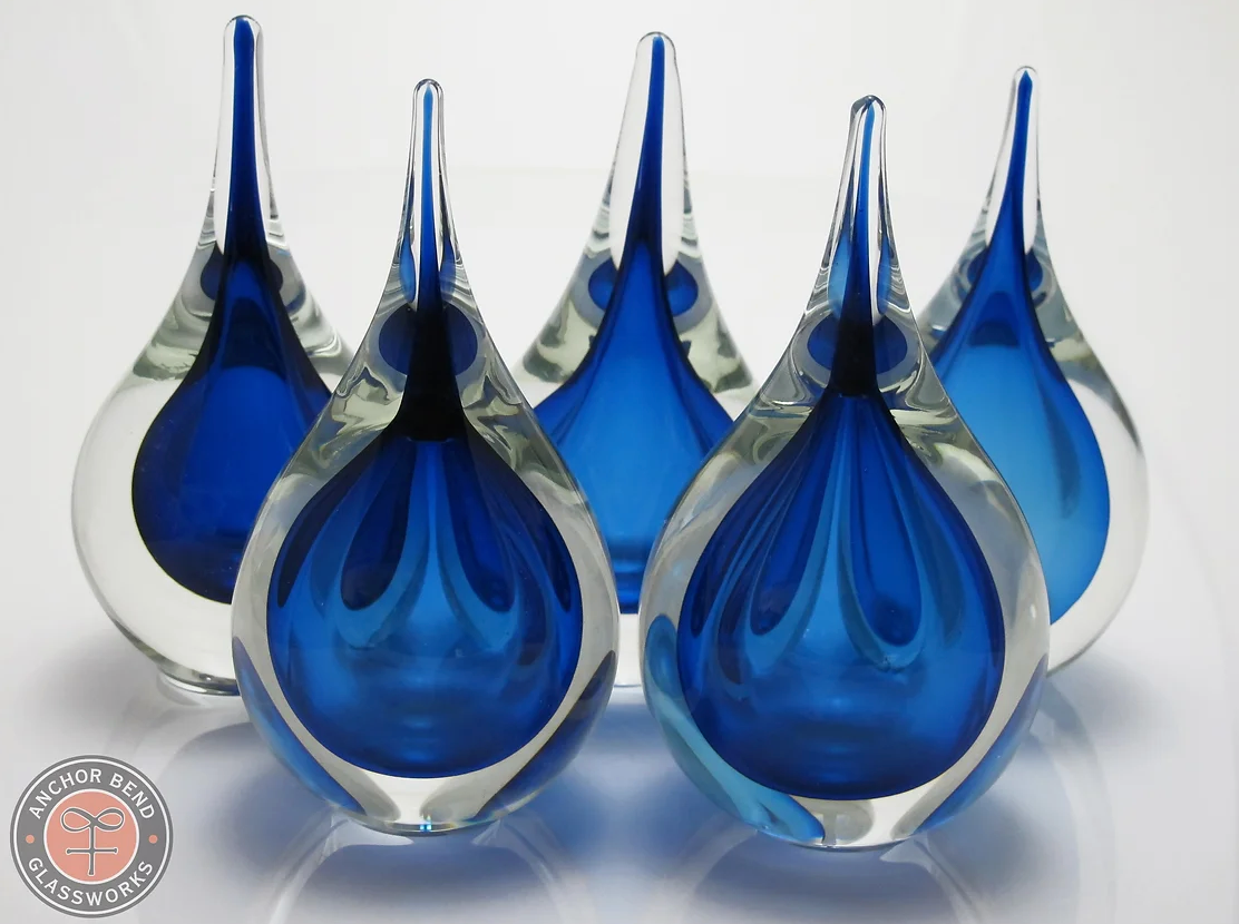 Glass Water Drop - Anchor Bend