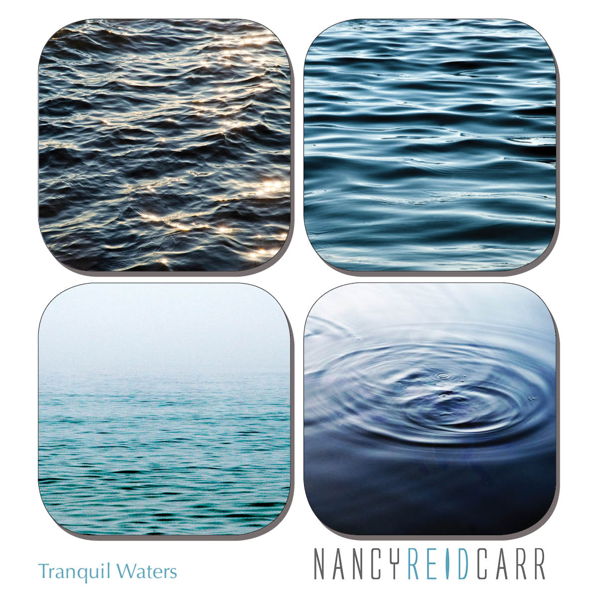 Coaster Set - Tranquil Waters