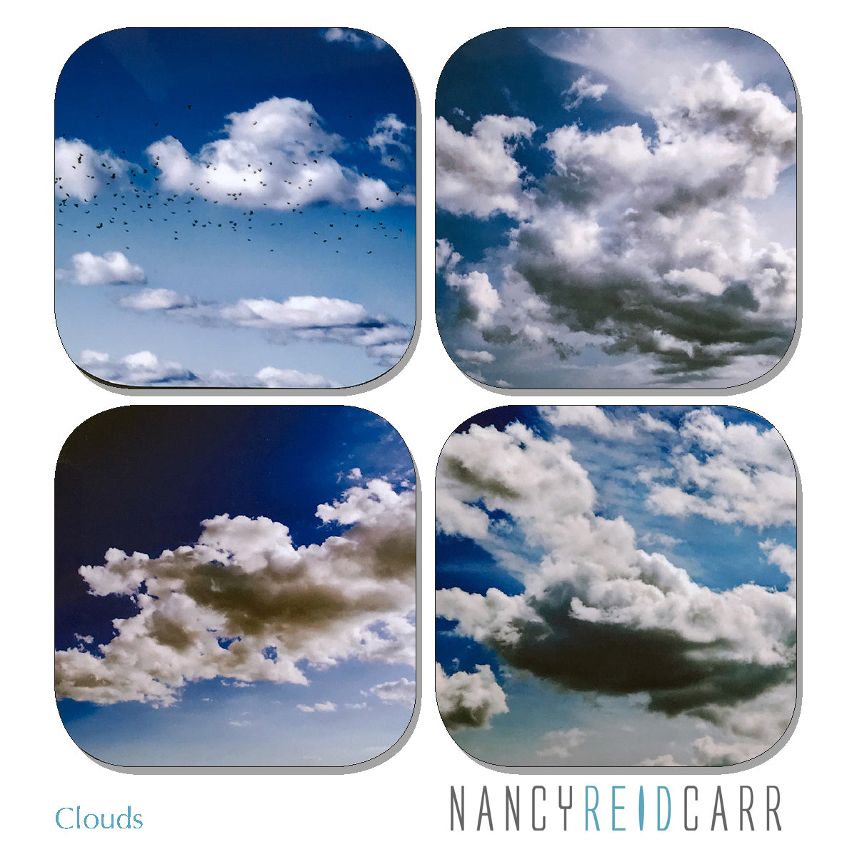 Coaster Set - Clouds