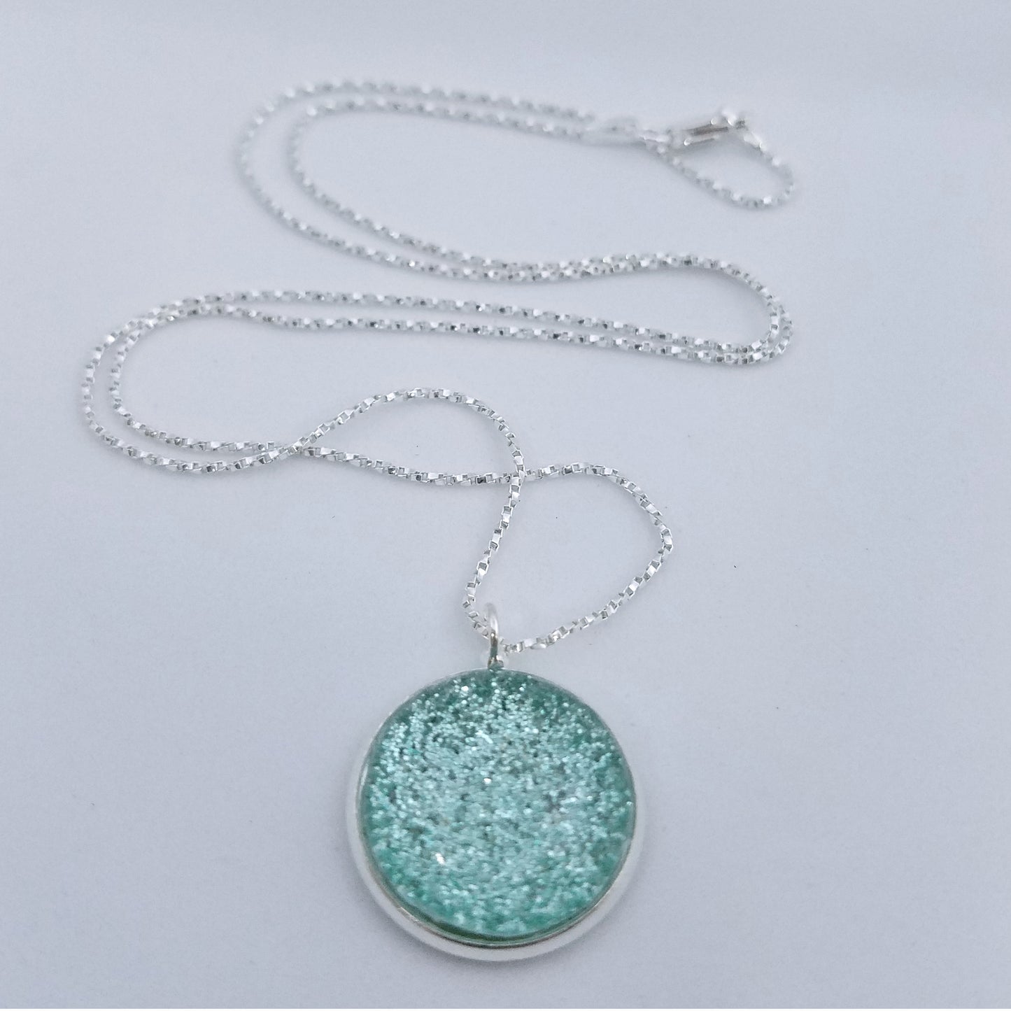 Shimmer Aqua Necklace