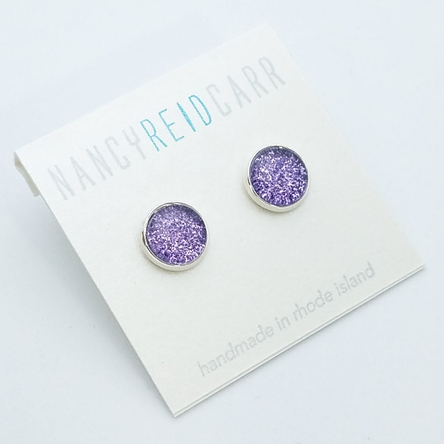 Shimmer Lilac - Post Earring