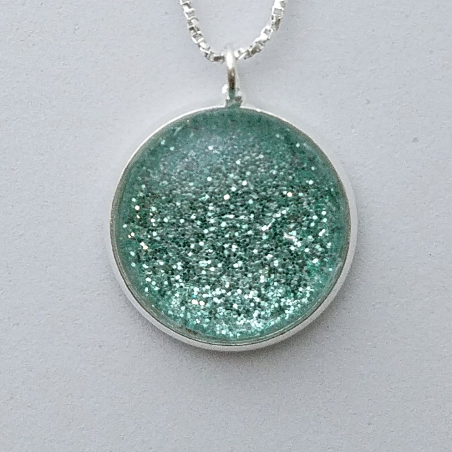 Shimmer Aqua Necklace