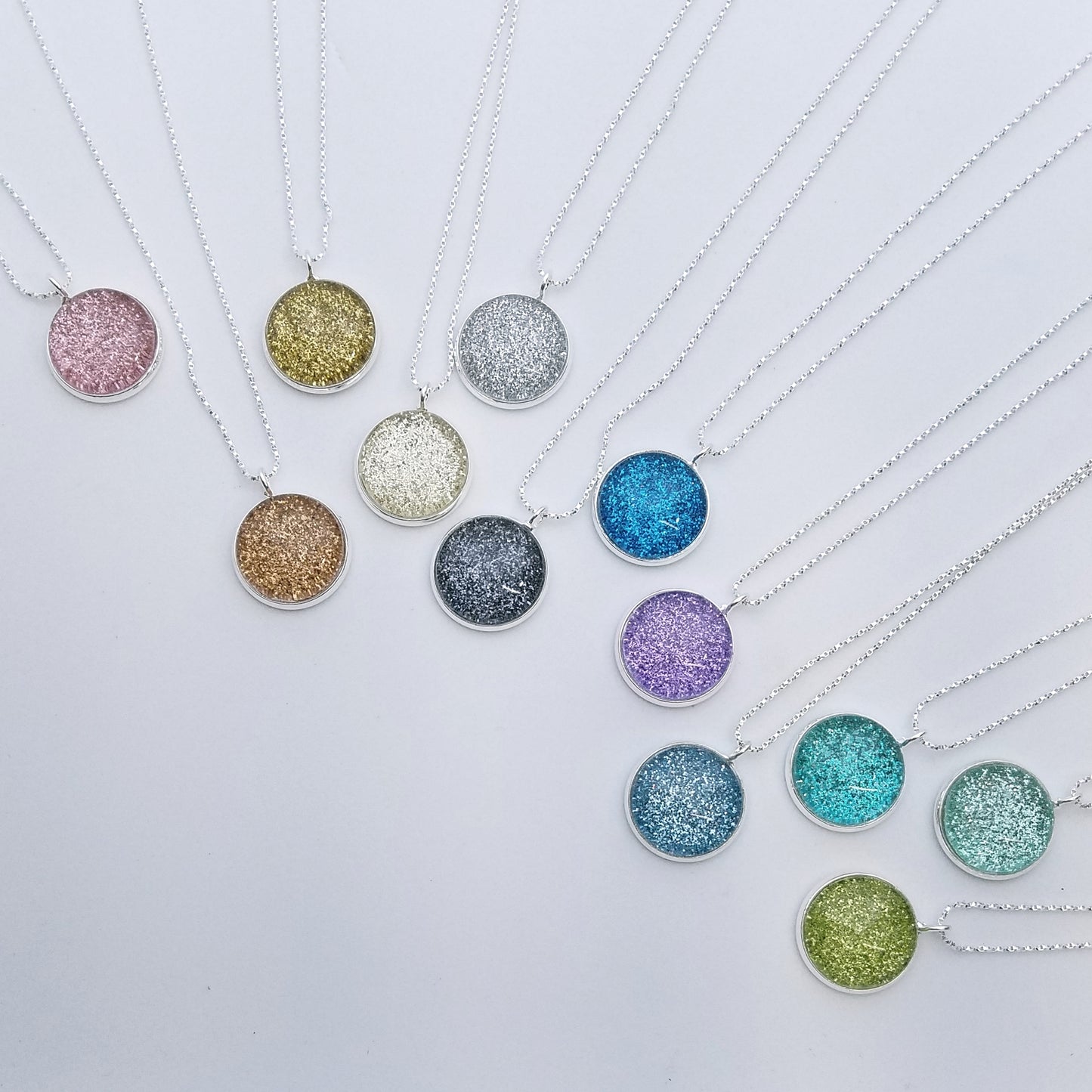 Shimmer Aqua Necklace