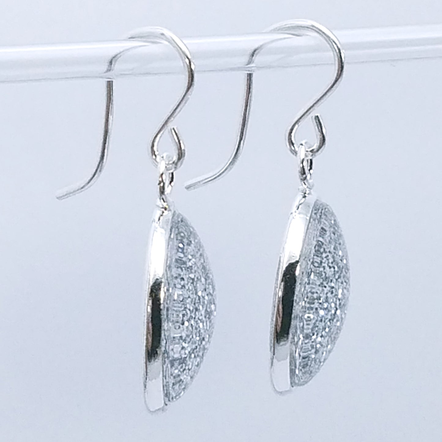 Shimmer Quartz - Drop Earrings