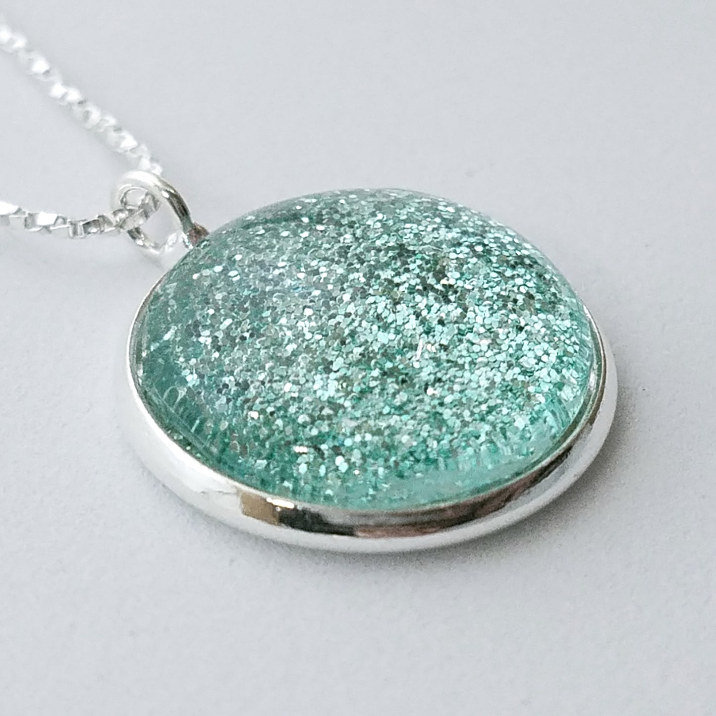Shimmer Aqua Necklace
