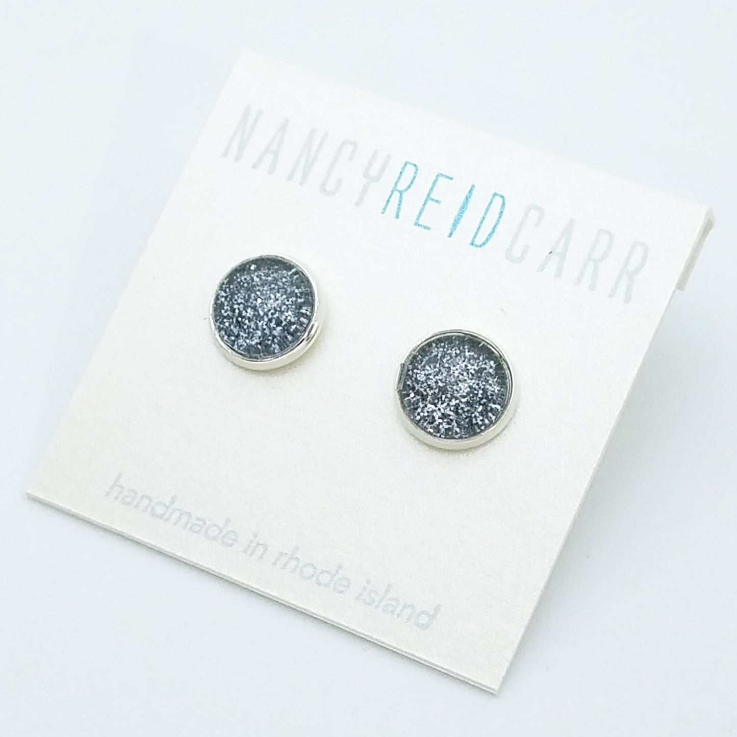 Shimmer Midnight - Post Earring