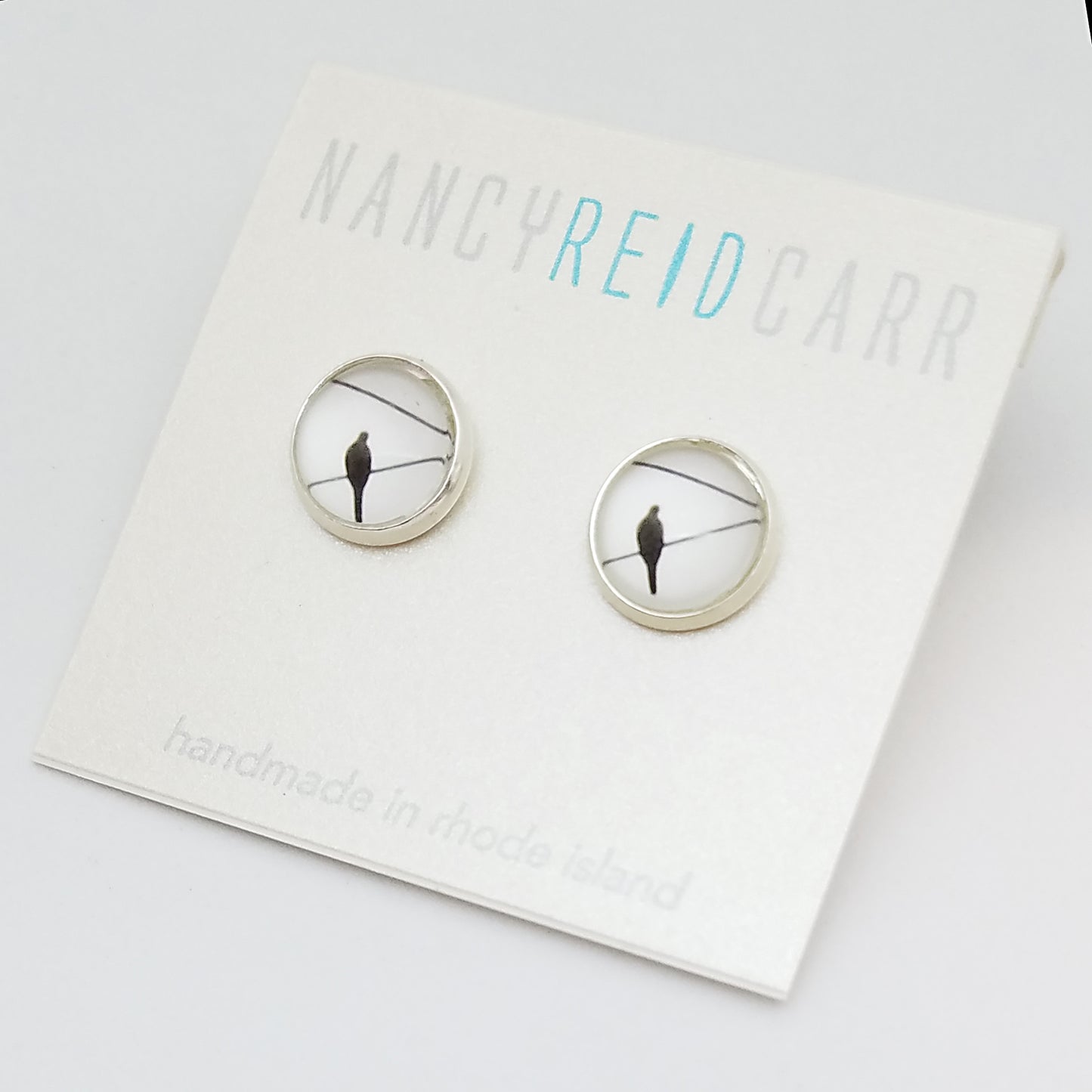 Lone Bird - Post Earring