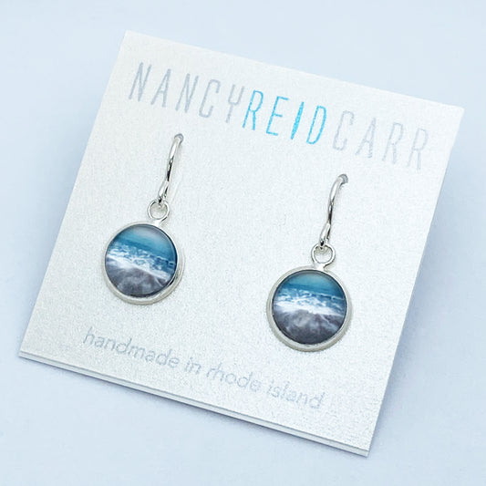 Aqua Sea - Drop Earrings