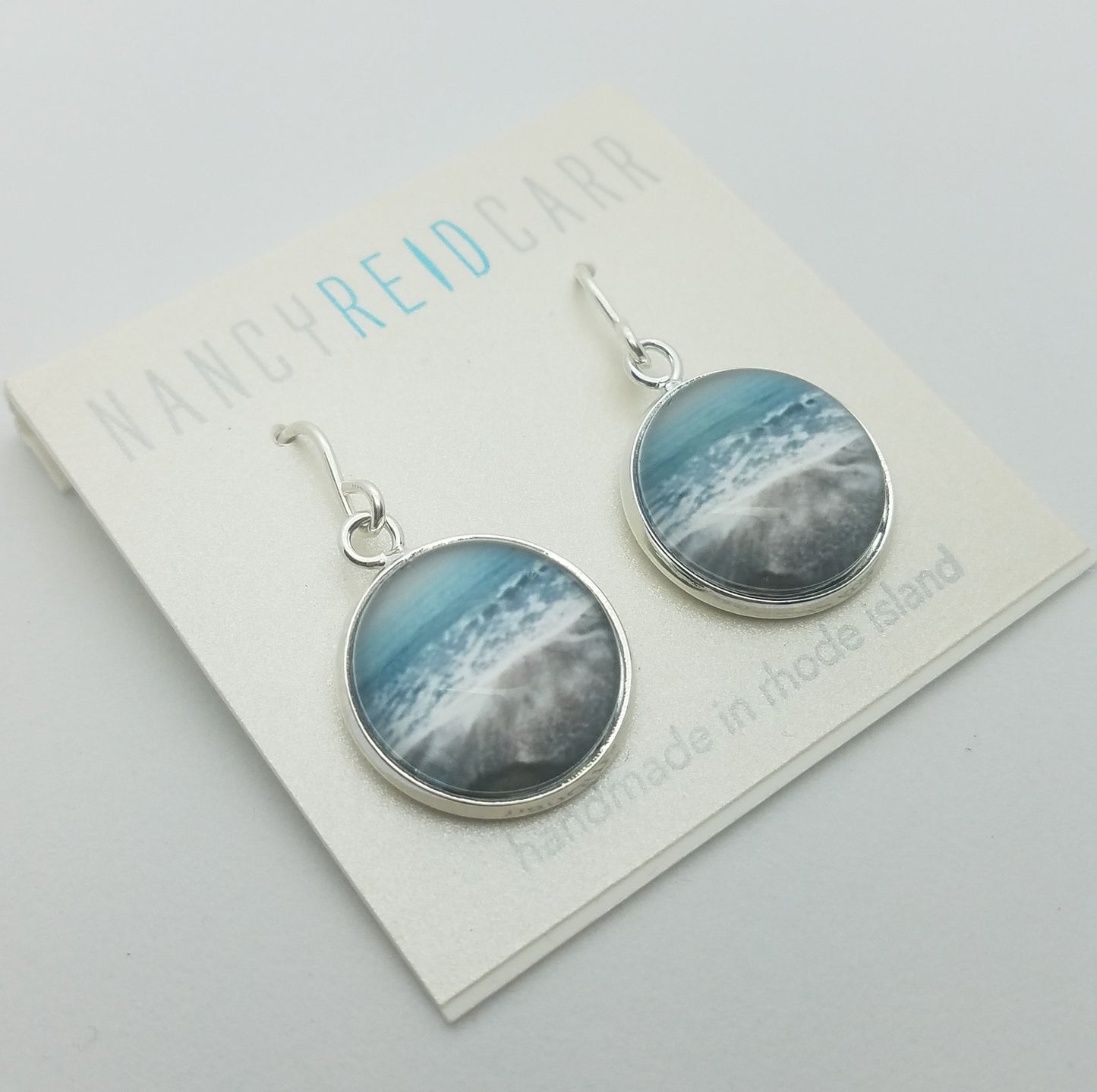 Aqua Sea - Drop Earrings