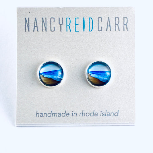 Serene Beach -  Post Earring