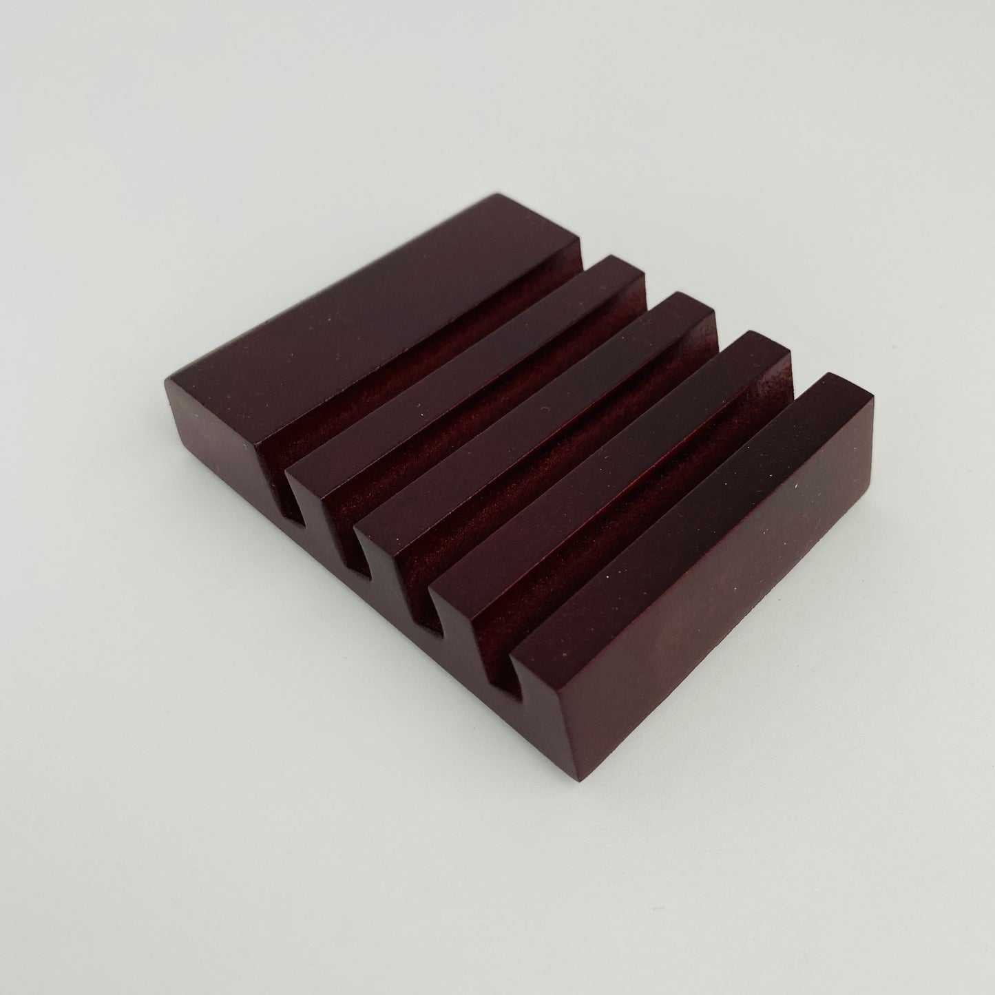 Mahogany Coaster Display