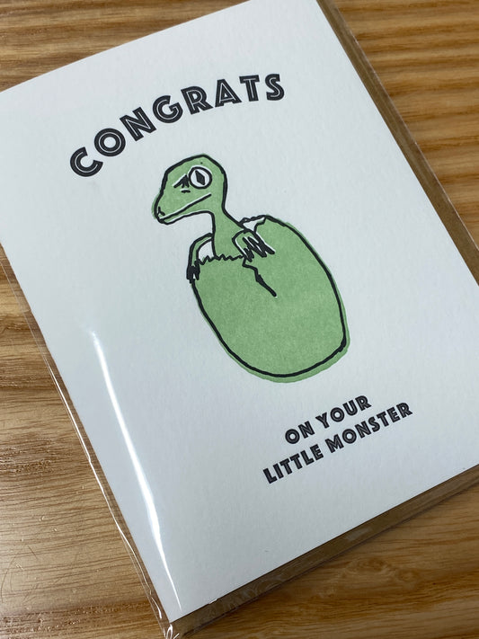 Congrats on your Little Monster Card