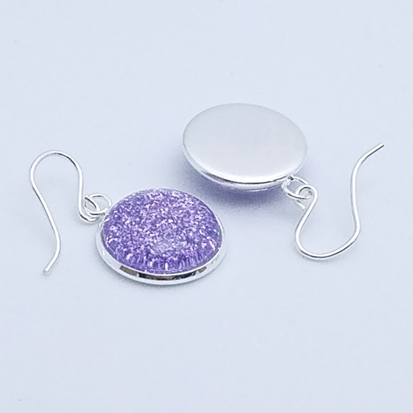 Shimmer Lilac - Drop Earrings