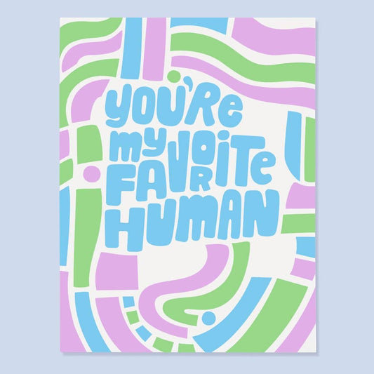 Favorite Human Card