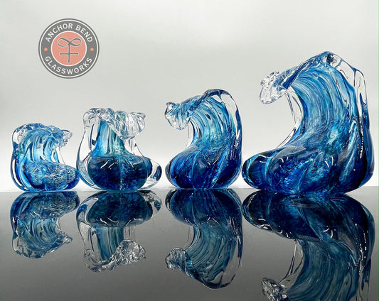 Handblown Glass Waves