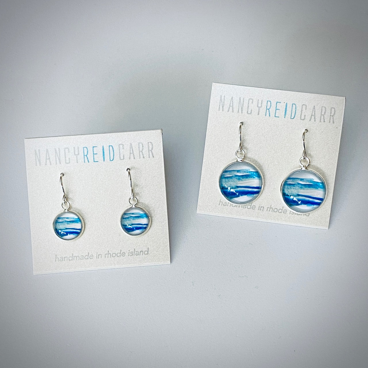 Blue Breeze - Drop Earrings