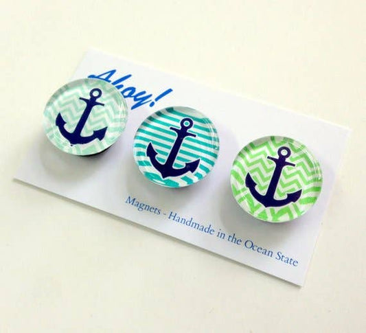 Magnet - Ahoy - 1" - set of 3