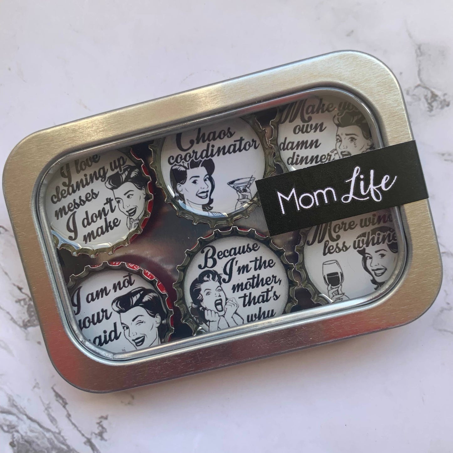 Mom Life Magnets - Handmade & Eco-friendly