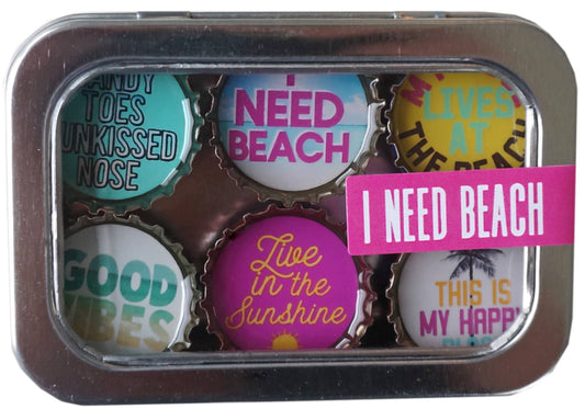 I Need Beach Magnets - Summer Decor