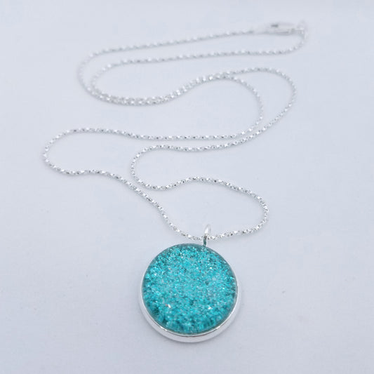 Shimmer Teal Necklace