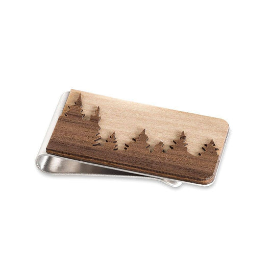 Treeline and Tide - Money Clip - Forest