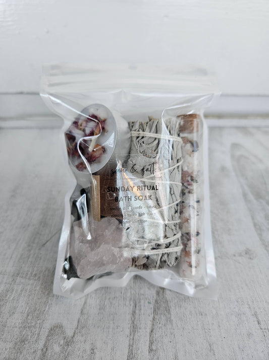 Sunday Ritual Bath Kit - Bath Soak - Bath Salt