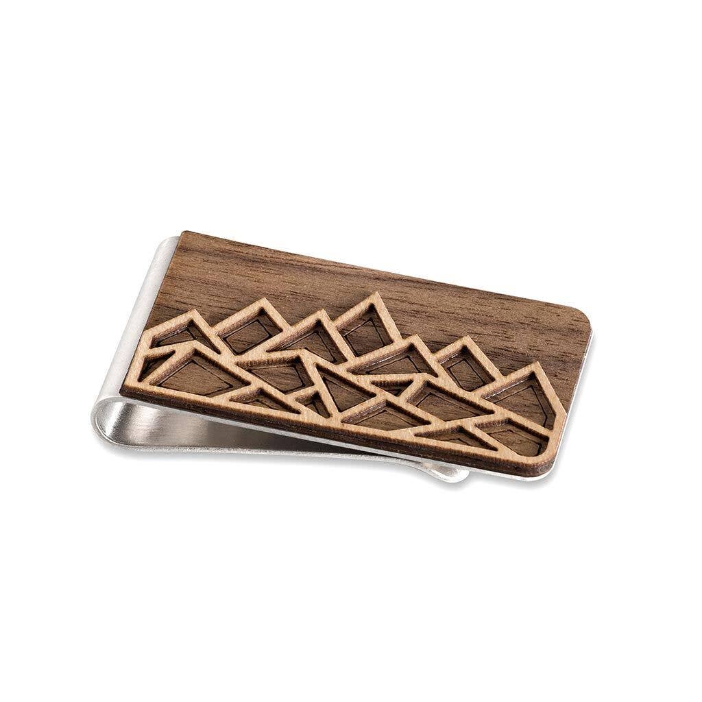 Treeline and Tide - Money Clip - Mountain