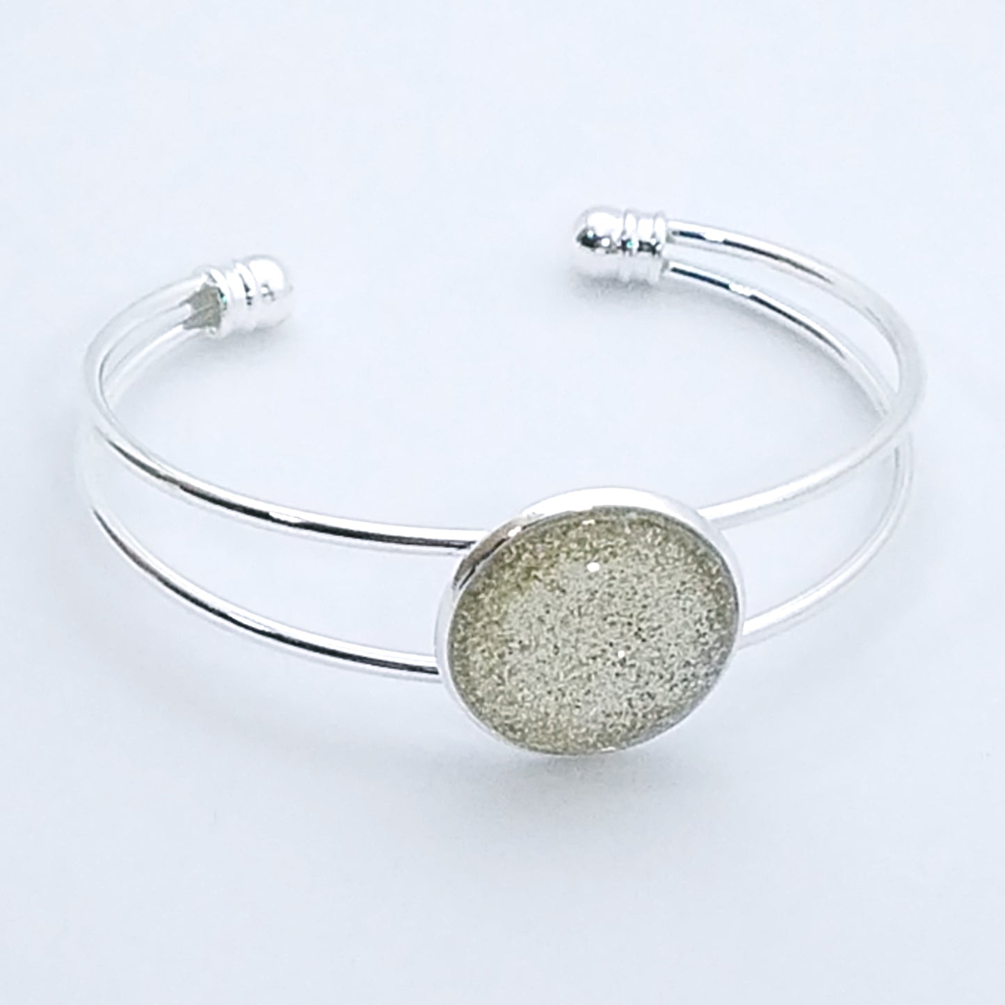 Shimmer Champagne - Bangle Bracelet