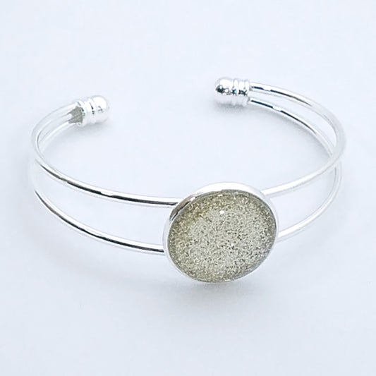 Shimmer Champagne - Bangle Bracelet