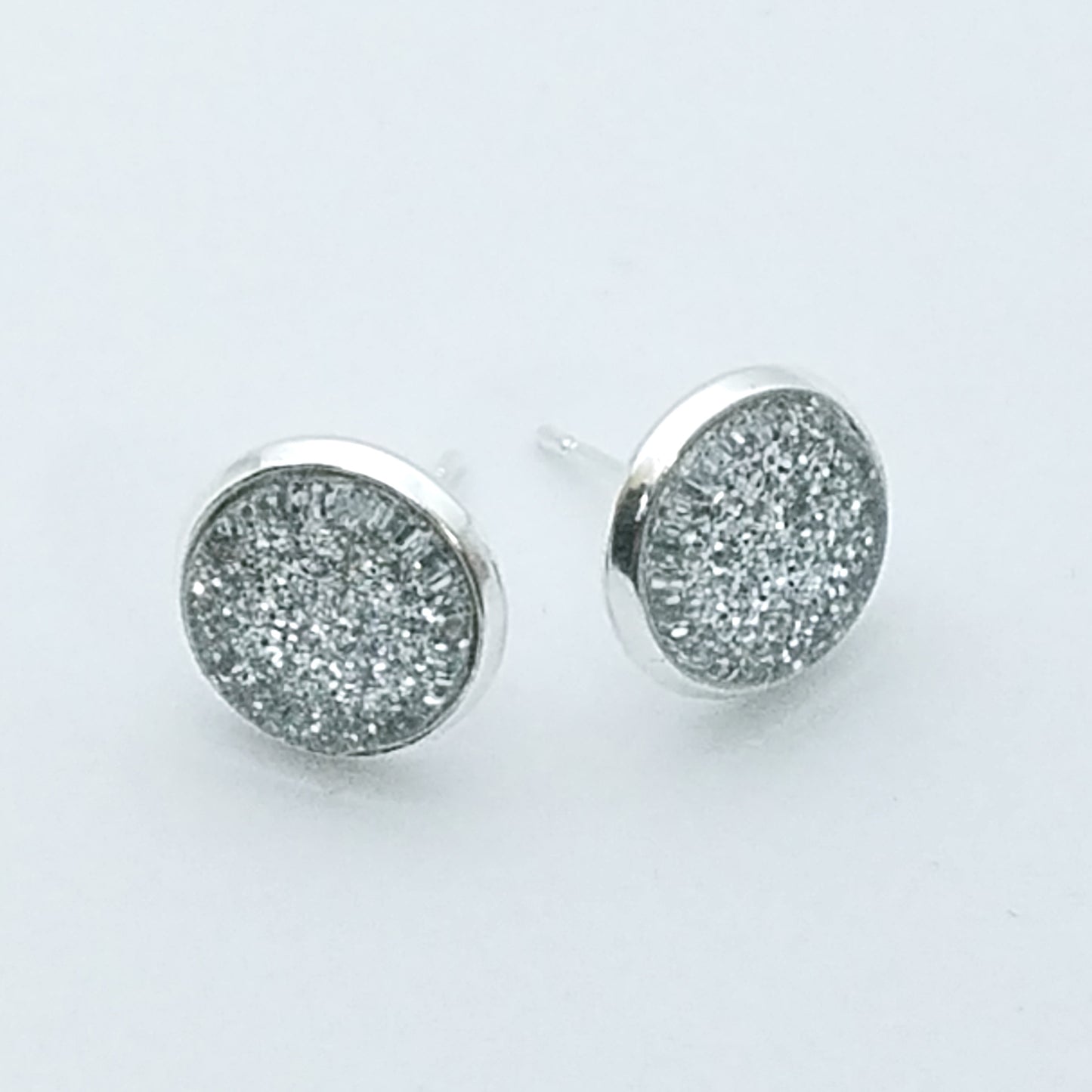 Shimmer Quartz -  Post Earring