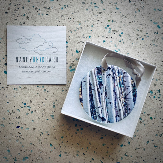 Ornament - Birch Trees