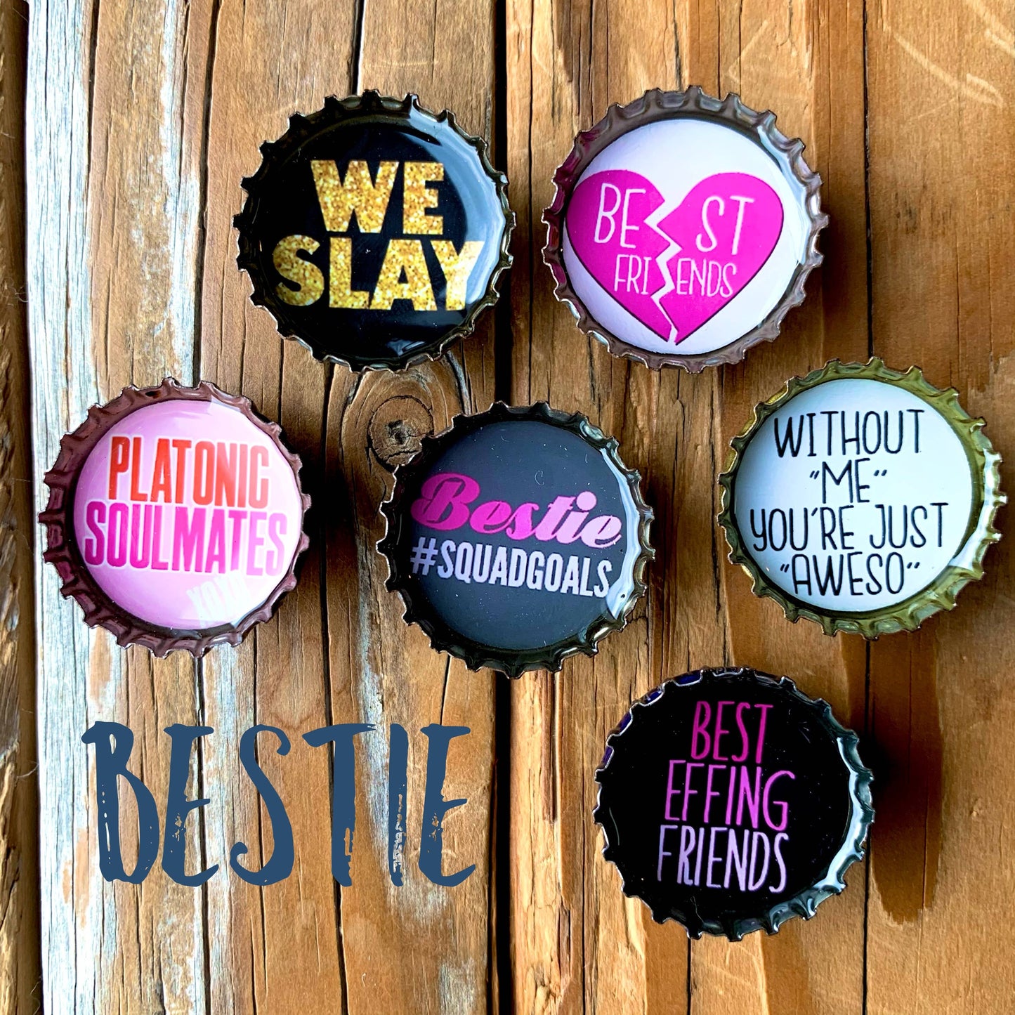 Besties Magnets - Handmade & Eco-friendly