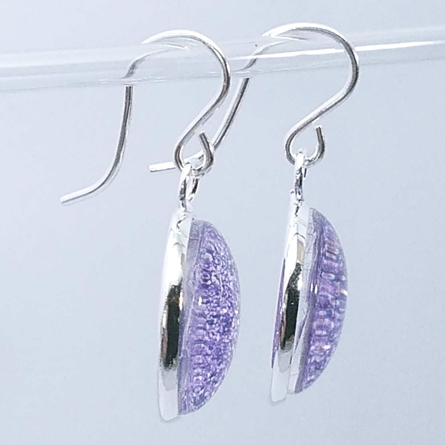 Shimmer Lilac - Drop Earrings