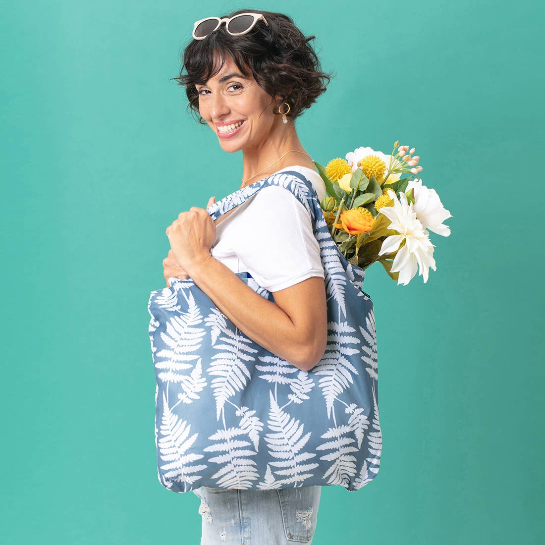 FERN blu Bag Reusable Shopper Tote