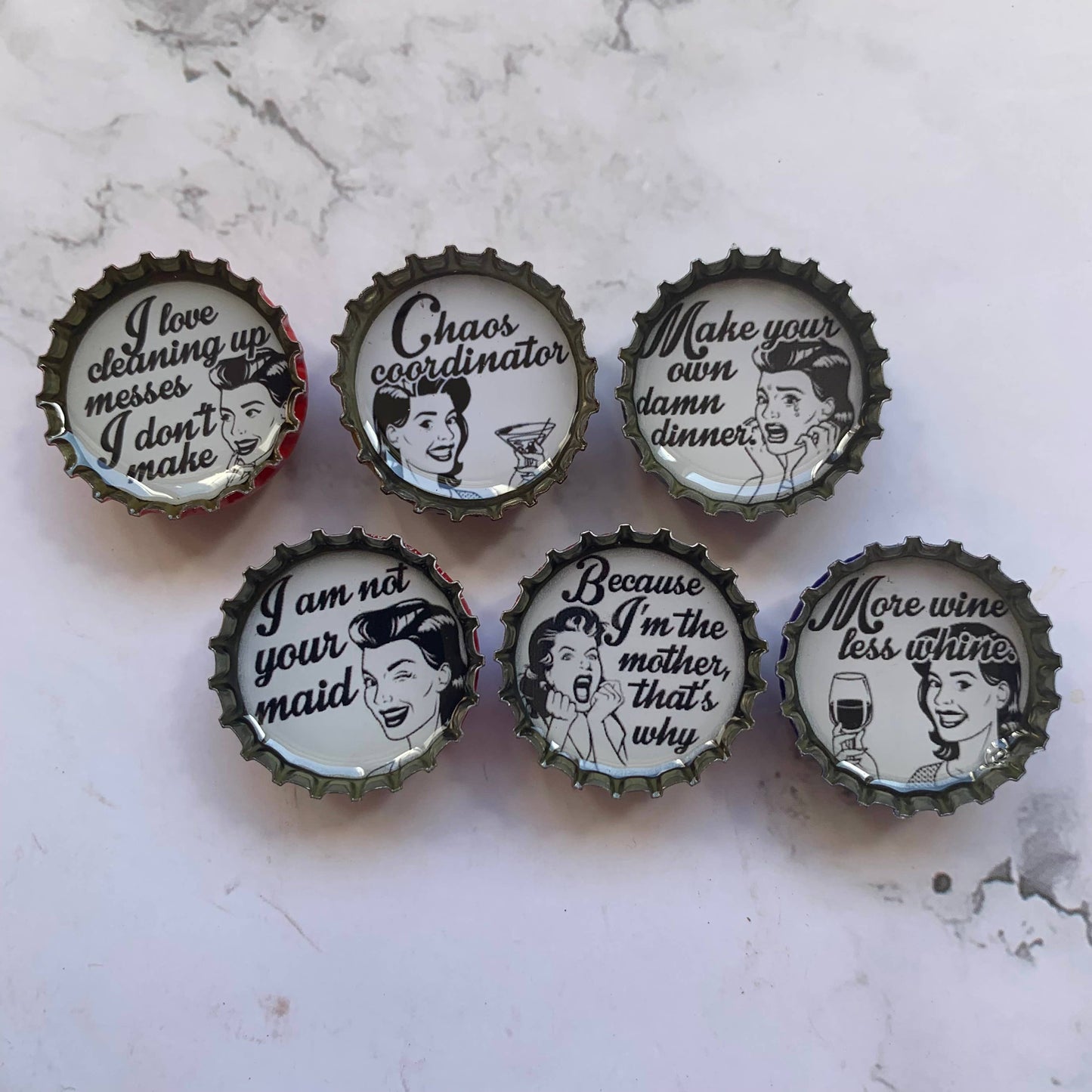 Mom Life Magnets - Handmade & Eco-friendly