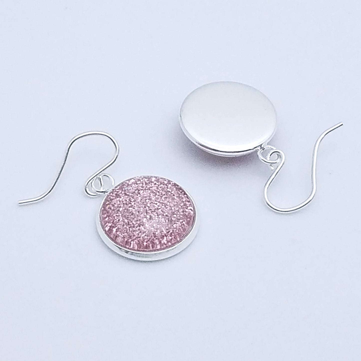 Shimmer Blush - Drop Earrings