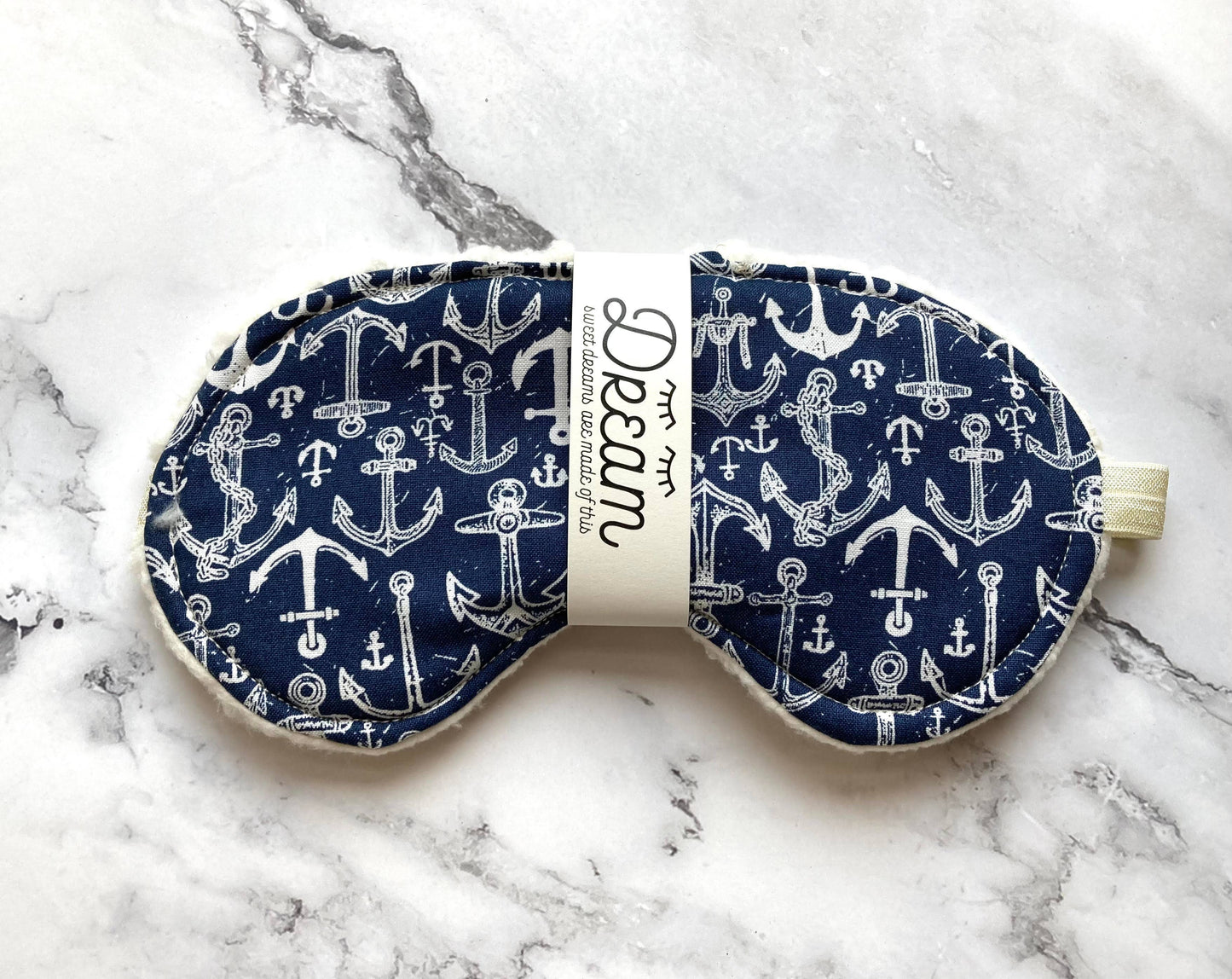 Sleep Masks Navy Anchor Sweet Dreams Sleep Mask