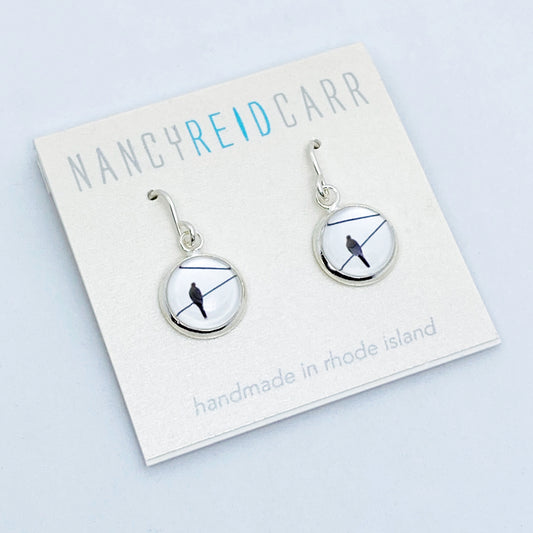 Lone Bird - Drop Earrings