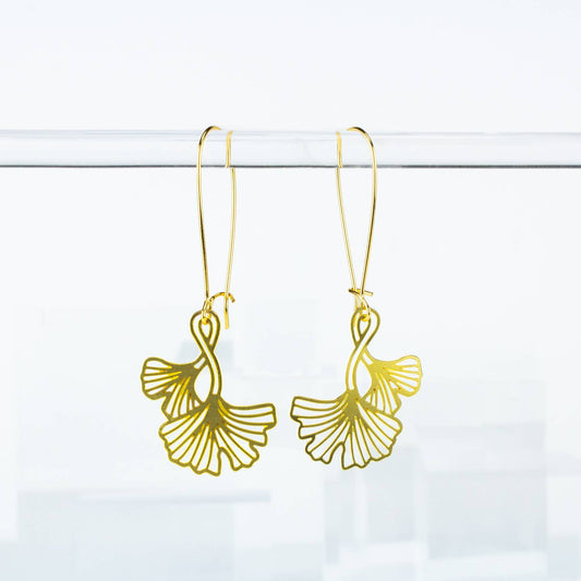 Ginkgo Leaves Earrings