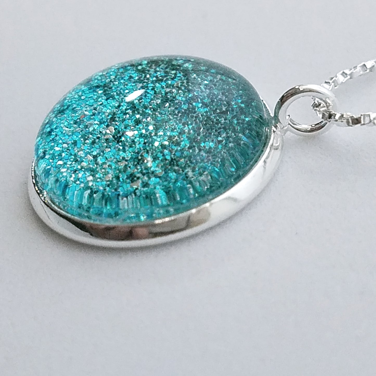 Shimmer Teal Necklace