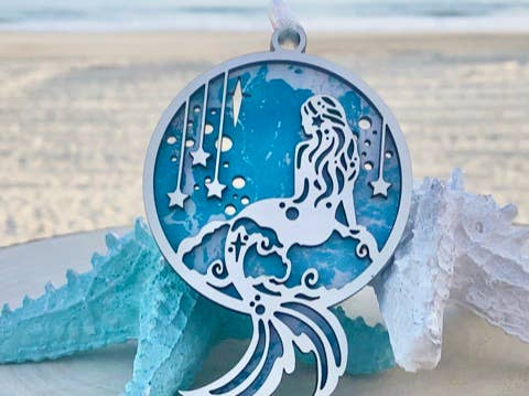 RI Mermaid Ornament