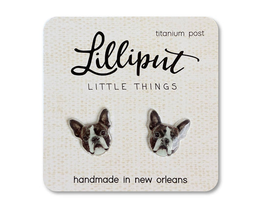 Boston Terrier Earrings