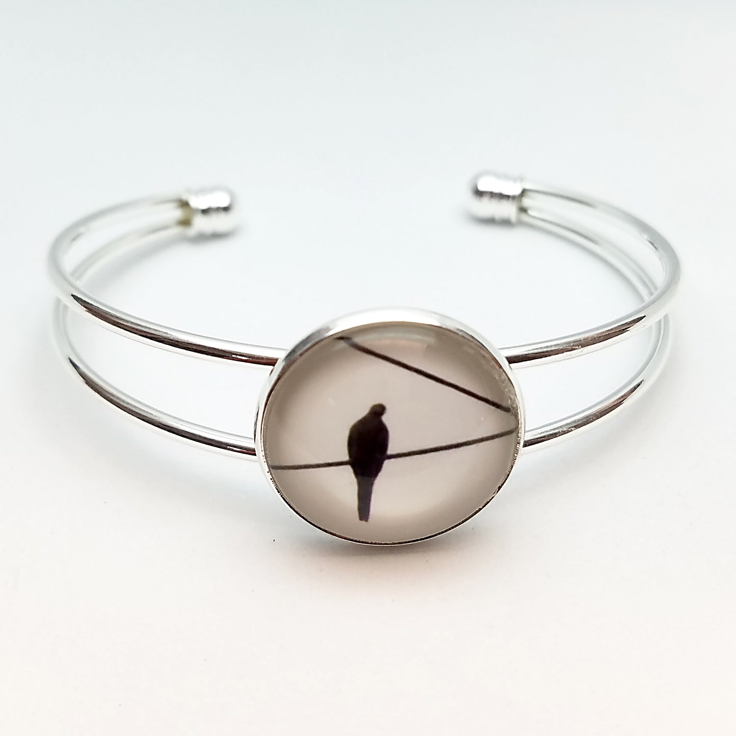 Lone Bird - Bangle Bracelet