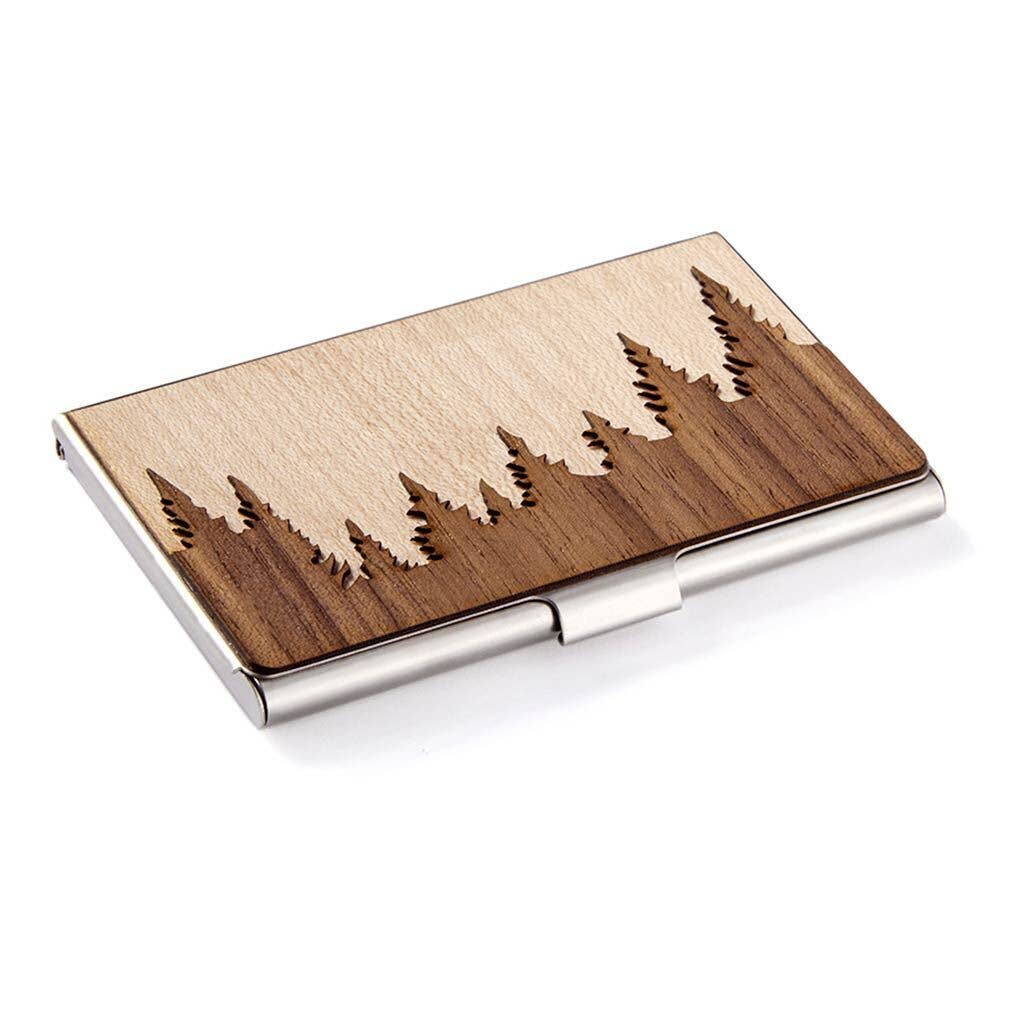 Treeline and Tide - Card Case - Forest