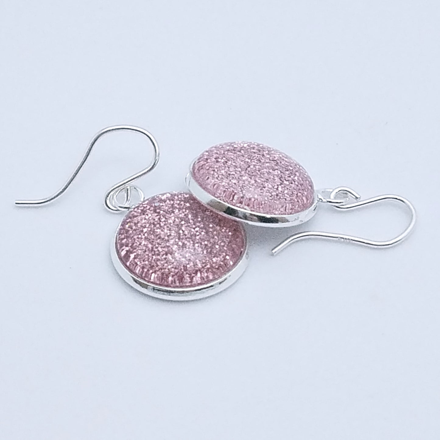 Shimmer Blush - Drop Earrings