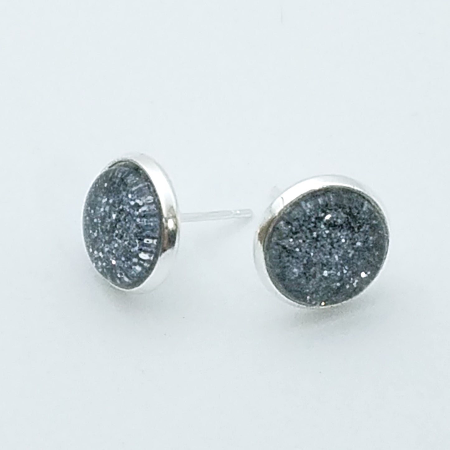 Shimmer Midnight -  Post Earring