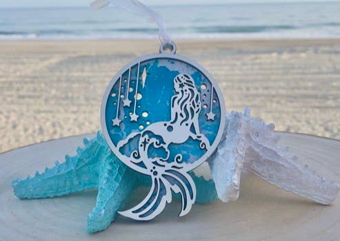 RI Mermaid Ornament