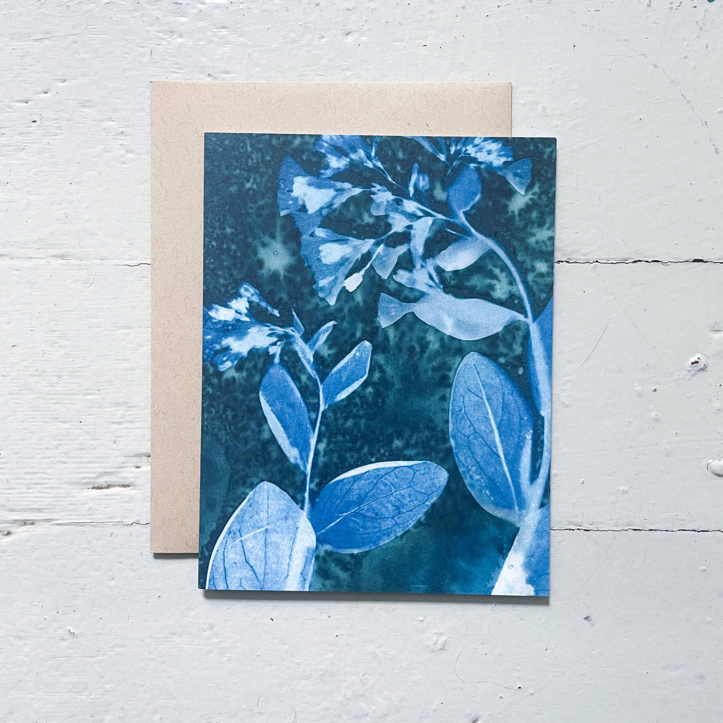 Atwater Designs - Slow Mornings no. 4 Cyanotype Blank Card