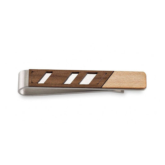 Treeline and Tide - Tie Clip - Diagonal Two Tone